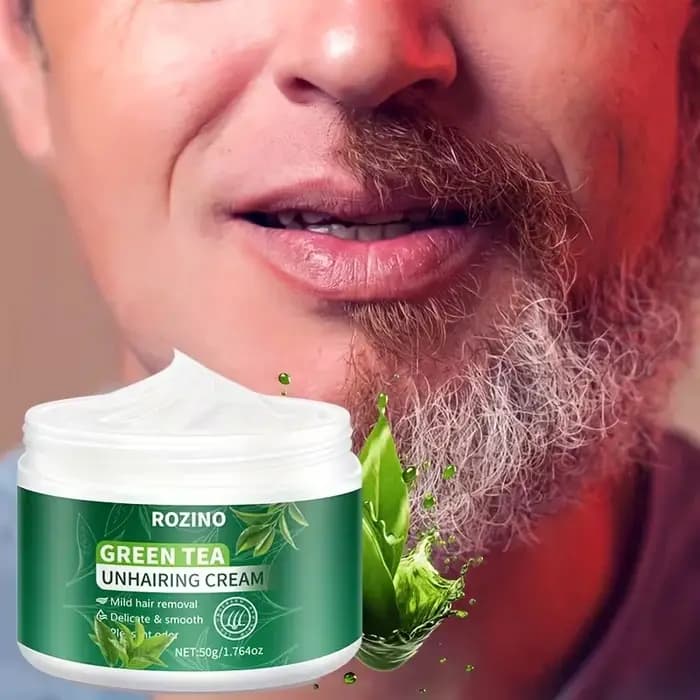 Crème dépilatoire au thé vert 50G/2Pcs/3Pcs, riche en extrait de thé vert, capable d'éliminer effica